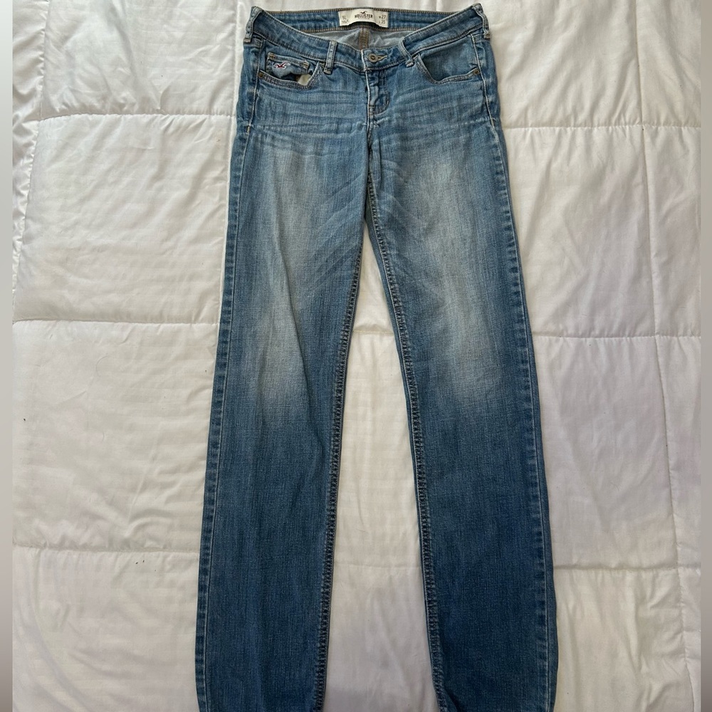HOLLISTER WIDE LEG LOW RISE JEANS ✨